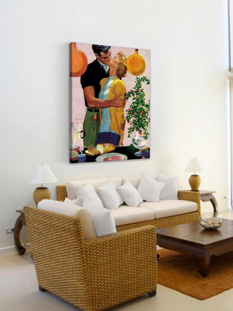 "Man With a Past" Painting Print on Wrapped Canvas