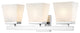Zlite 1937-3V-CH 3-Light Vanity, Etched Opal