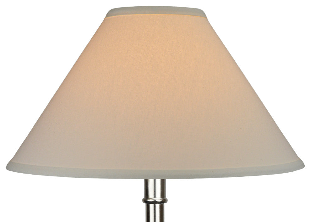 Fenchel Shades 5"x16"x10" Empire Lamp Shade, Linen Cream