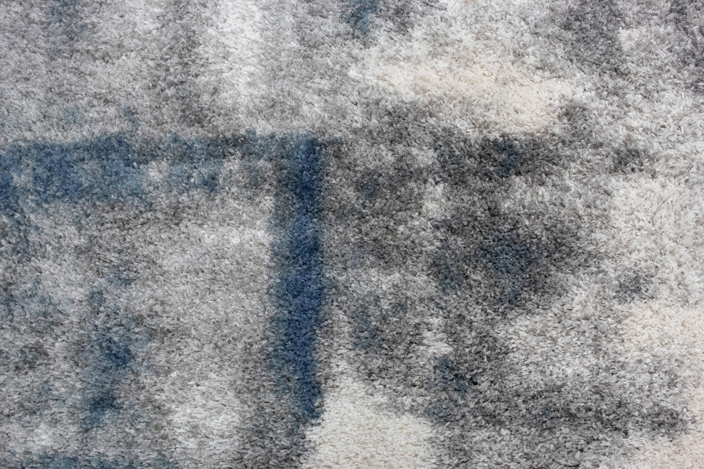 Noori Rug Shag Walsh Blue/Grey Rug