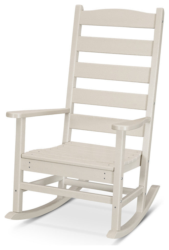 Polywood Shaker Porch Rocking Chair, Sand