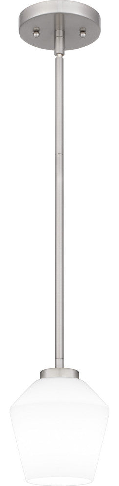 Quoizel NIE1505 Nielson 6"W Mini Pendant - Matte Black