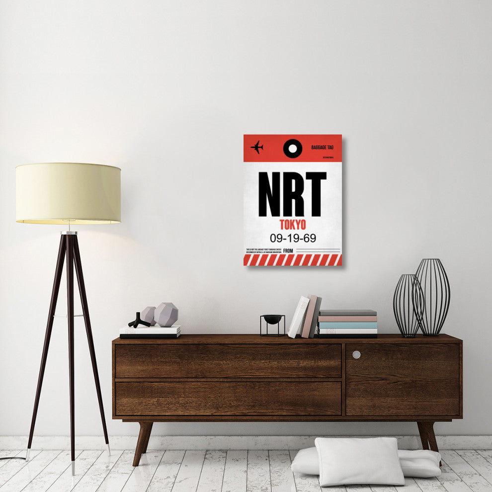 "NRT Tokyo Luggage Tag 1" Fine Art Print