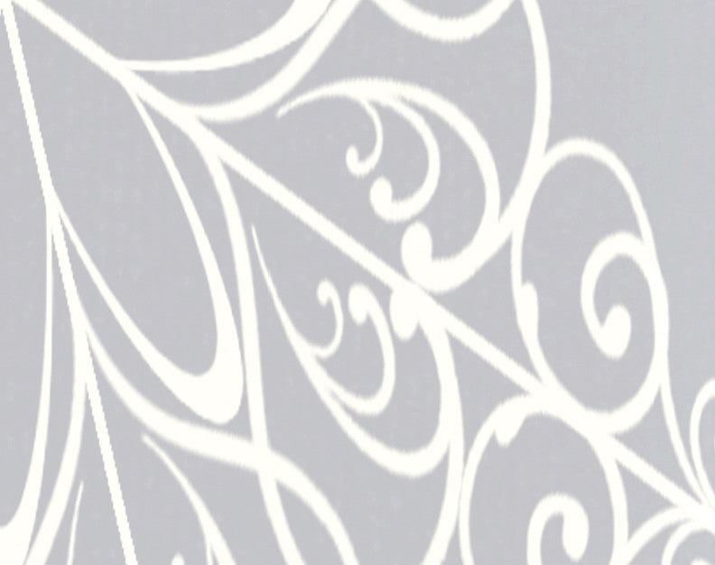 Snowflake Holiday Geometric Print Kitchen Towel, Gray