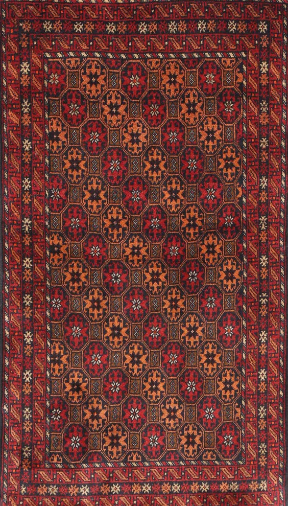 Ahgly Company Indoor Rectangle Traditional Area Rugs, 2' x 5'
