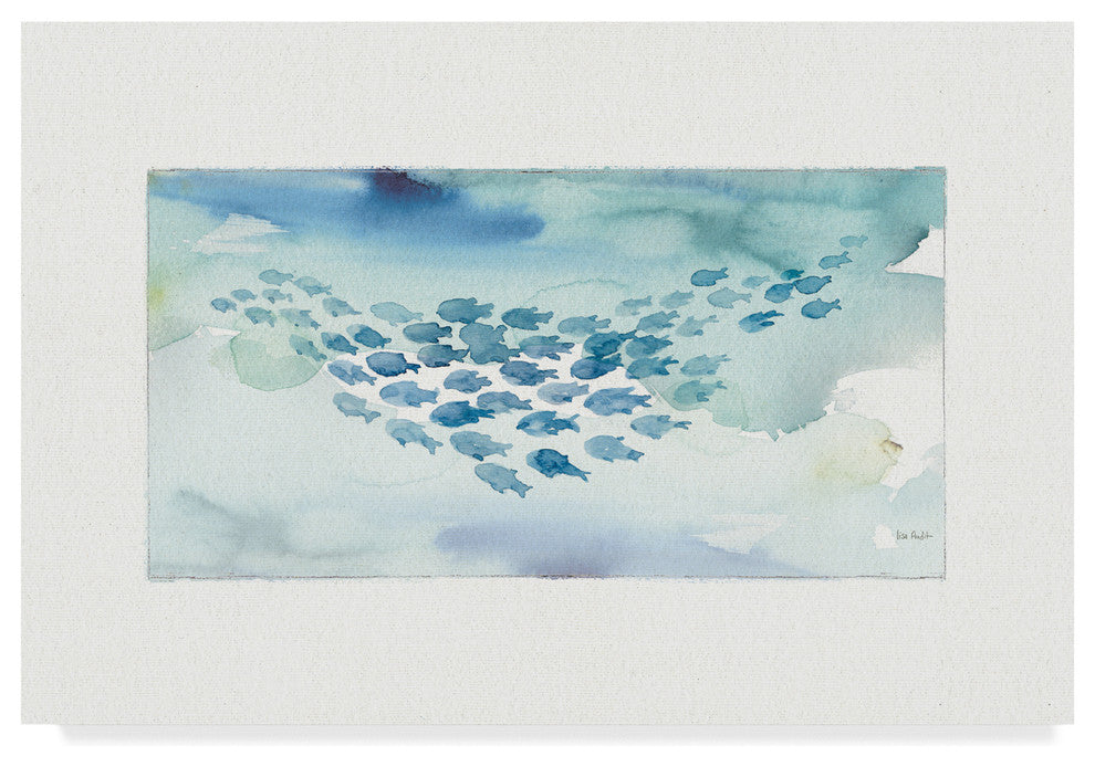 Lisa Audit ''Sea Life 1'' Canvas Art, 47"x30"