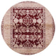 Ahgly Company Indoor Round Mid-Century Modern Area Rugs, 3' Round