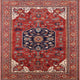 Ahgly Company Indoor Square Mid-Century Modern Area Rugs, 5' Square