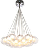 MIRODEMIÂ® Le Bar-sur-Loup Glass Balloons Design Chandelier, 13 Heads