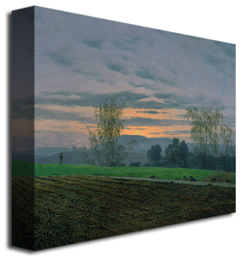 'Ploughed Field' Canvas Art by Caspar Friedrich
