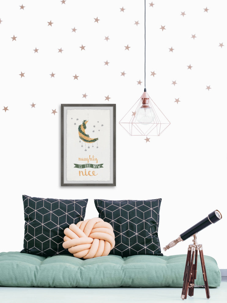 "Naughty and Nice" Framed Painting Print, 20x30