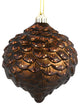 Vickerman N183875D 6" Chocolate Glitter Pinecone Christmas Ornament
