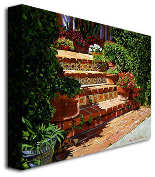 'A Spanish Garden' Canvas Art by David Lloyd Glover