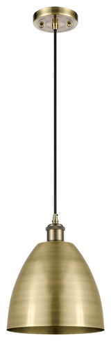 Ballston Dome Mini Pendant, Antique Brass