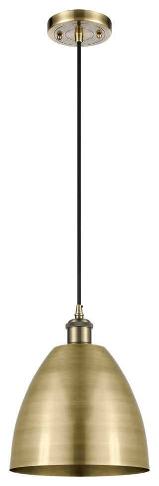 Ballston Dome Mini Pendant, Antique Brass