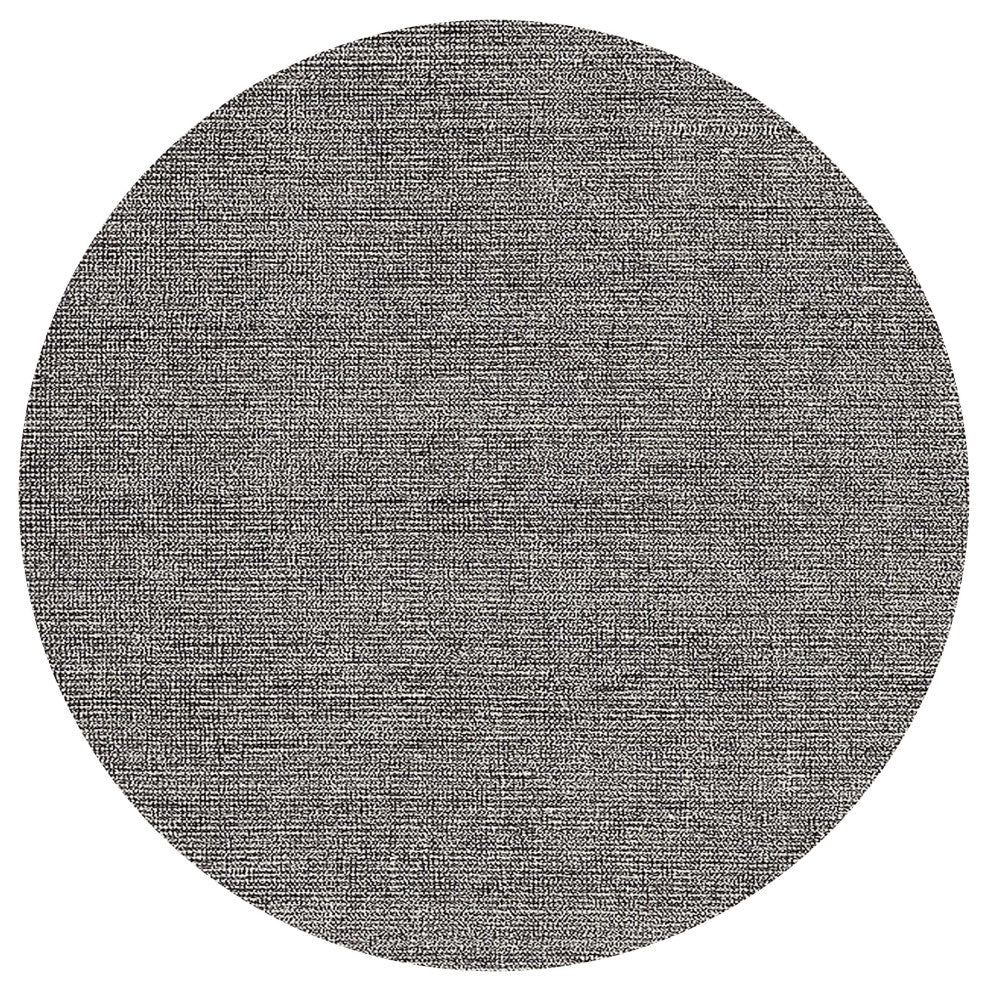 Ahgly Company Indoor Round Mid-Century Modern Area Rugs, 6' Round