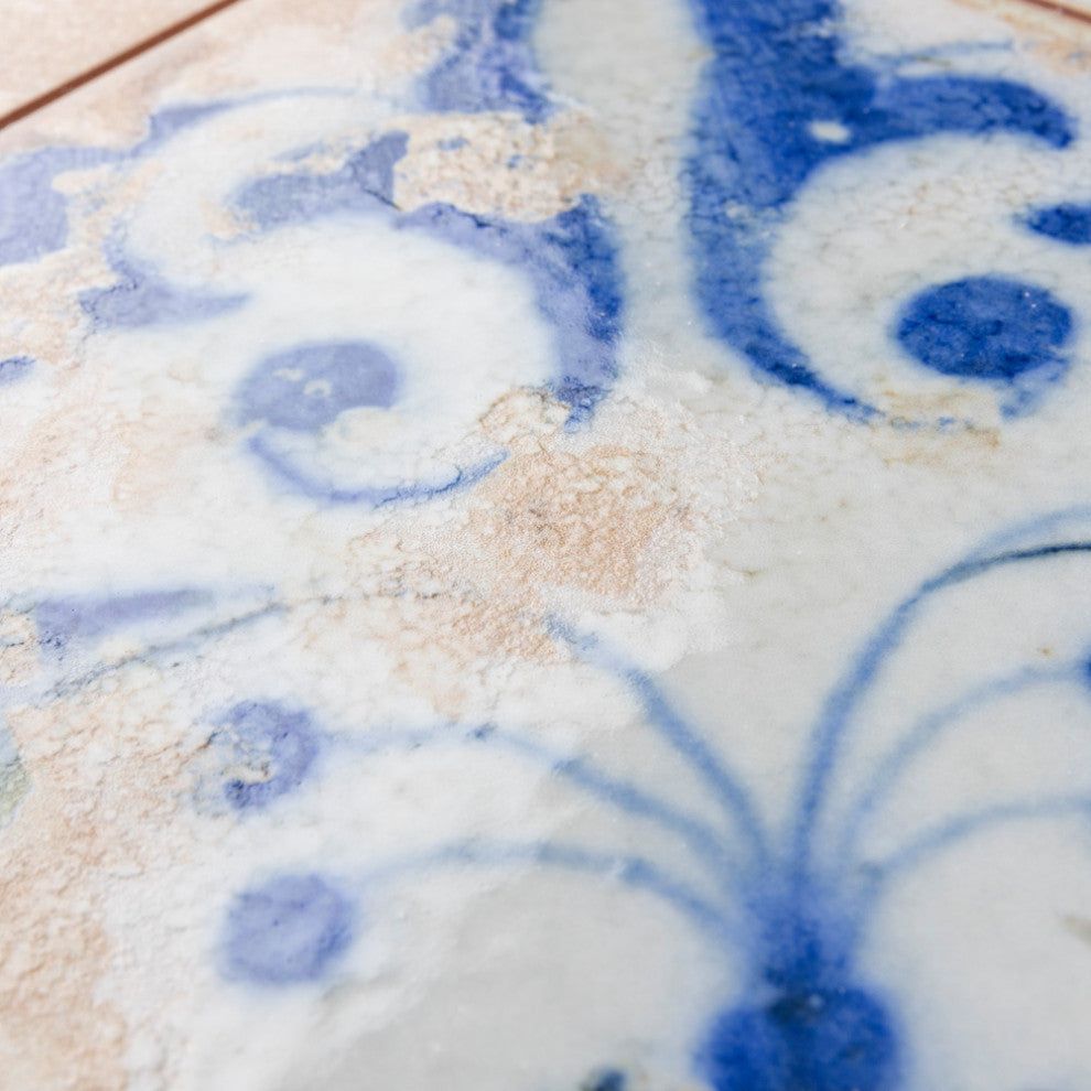 Kings Luxe Heritage Leaves Ceramic Floor and Wall Tile