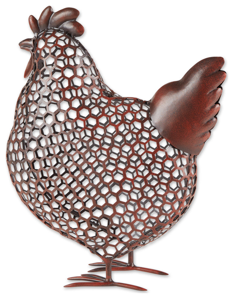 Chicken Wire Chicken Sculpture