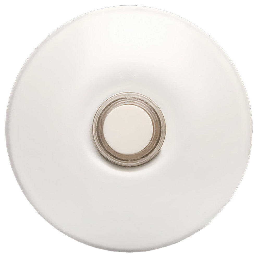 NICOR Lighted Stucco Button for Prime Chime Door Bell Kit, White