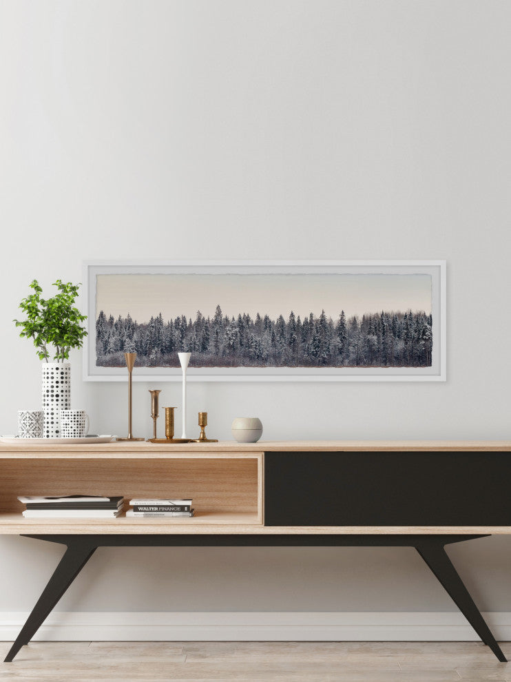 "Beauty of the Trees" Framed Painting Print, 45x15