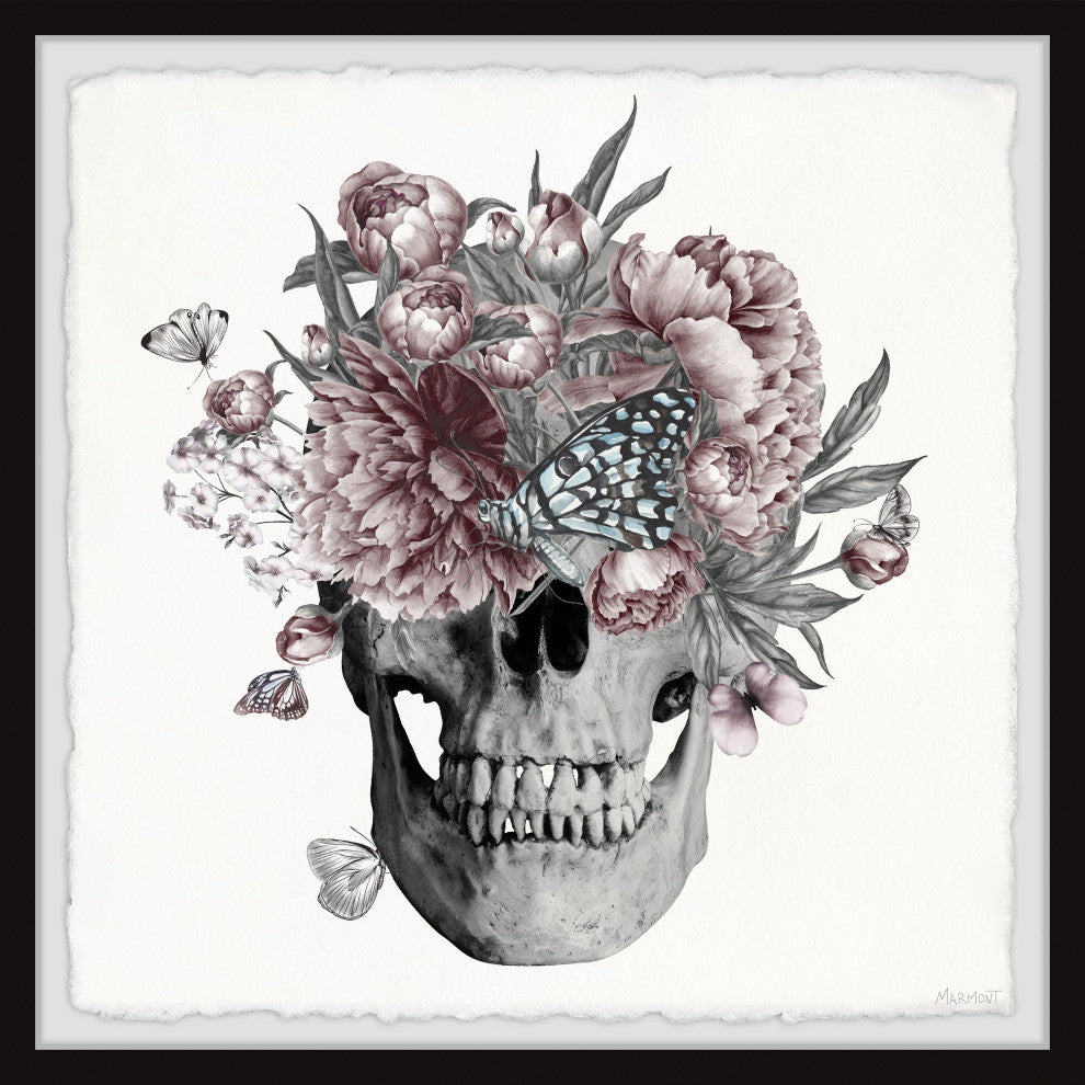 "Blossoming Soul" Framed Painting Print, 24x24