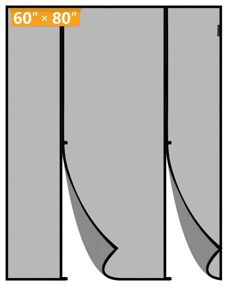 Magnetic Screen Door, Fits Sliding Door Size 60" X 80"