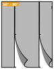 Magnetic Screen Door, Fits Sliding Door Size 60" X 80"