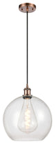 Innovations 516-1P-AC-G124-12-LED 1 Light Mini Pendant, Antique Copper