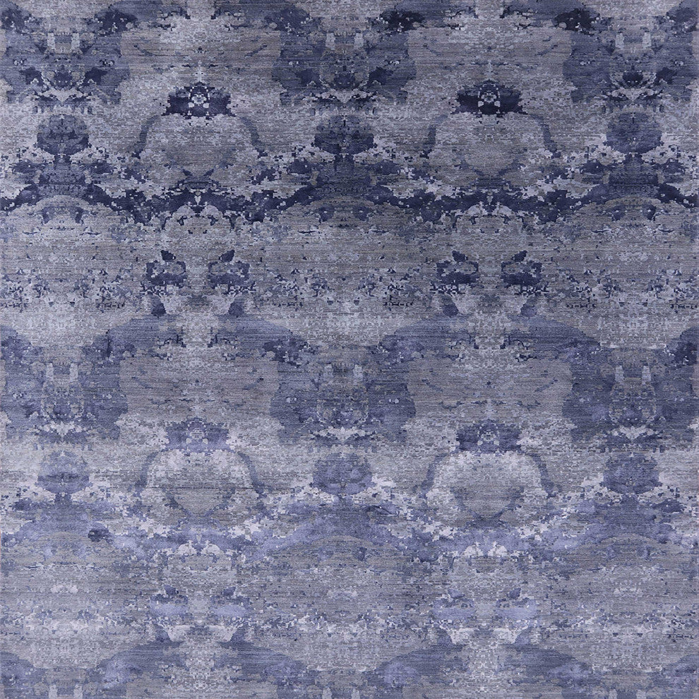 Ahgly Company Indoor Square Mid-Century Modern Area Rugs, 6' Square