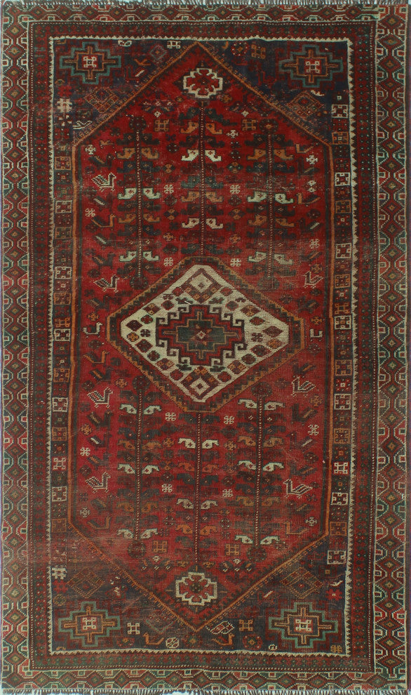 Semi-Antique Nizaam Red Rug
