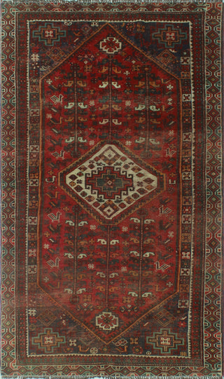 Semi-Antique Nizaam Red Rug