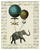 "Elephant Ride I v" Digital Paper Print by Sue Schlabach, 18"x22"