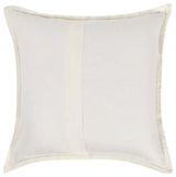 Kingston 100% Linen Euro Sham, Ivory, Ivory