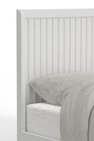 Stapleton Full Panel Bed, White