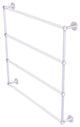 Clearview 4 Tier 36" Ladder Towel Bar with Twisted Accents, Satin Chrome