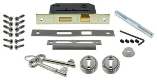 Rope Rosette Interior Mortise Waldorf Door Knob, Antique Pewter