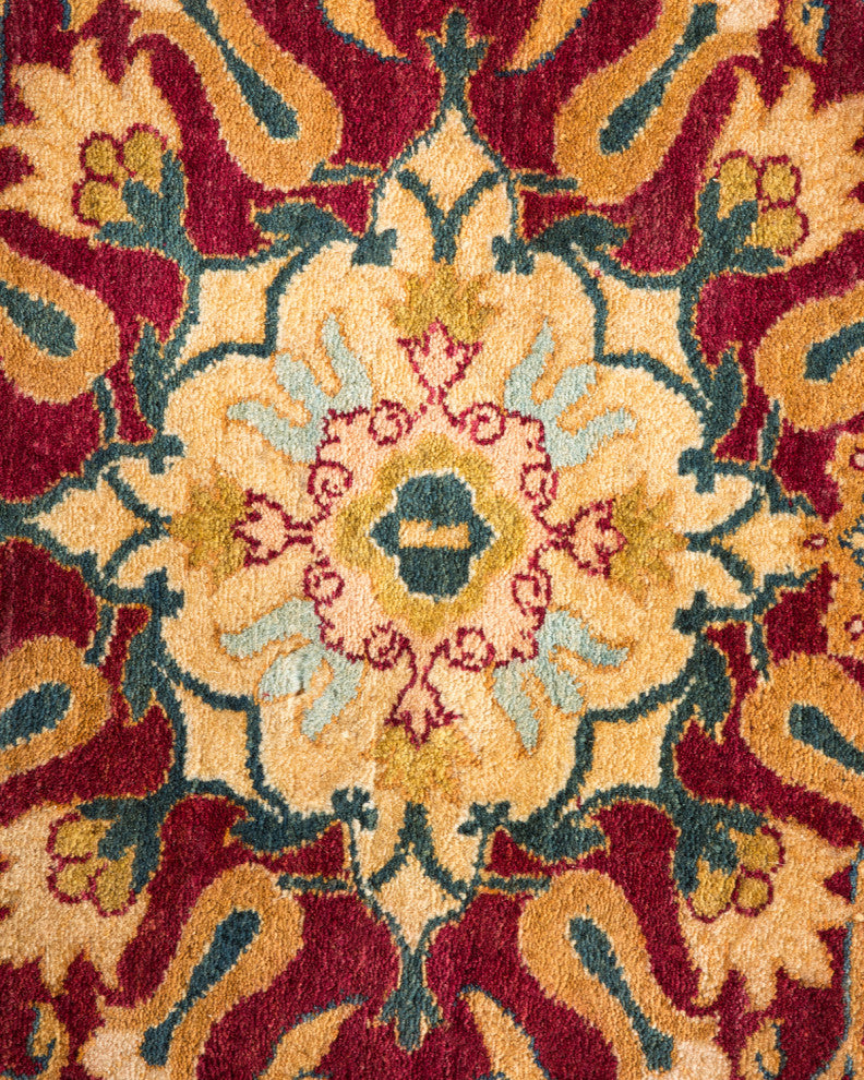 Mogul, One-of-a-Kind Hand-Knotted Area Rug Purple, 8'2"x10'0"