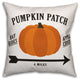Pumpkin Patch Throw Pillow
