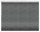 Stormy 4-Panel Track Extendable Vertical Blinds 48-88"W