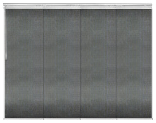 Stormy 4-Panel Track Extendable Vertical Blinds 48-88"W