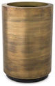 Vintage Brass Round Planter | Eichholtz Jasper, Medium