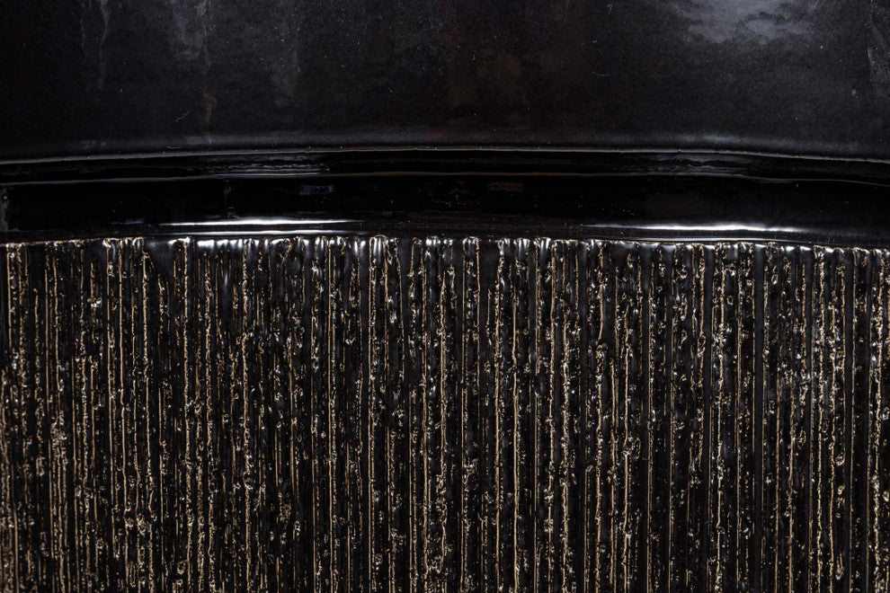 Ellipse Accent Table, Obsidian