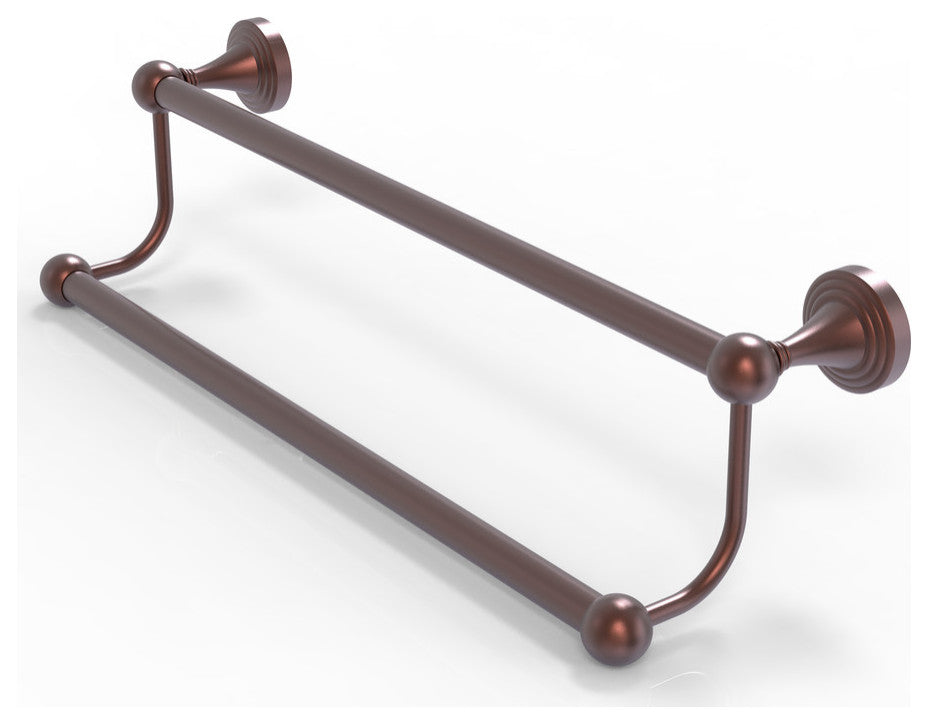 Sag Harbor 24" Double Towel Bar, Antique Copper