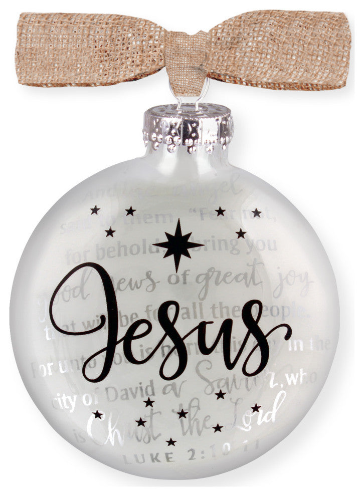 Christmas Ornament, Jesus Silhouette