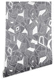 Deny Designs Heather Dutton Fragmented Gray Wallpaper, Gray, 2'x4'