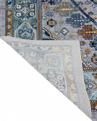 Noori Rug High-low Harriette Silver/Blue Rug