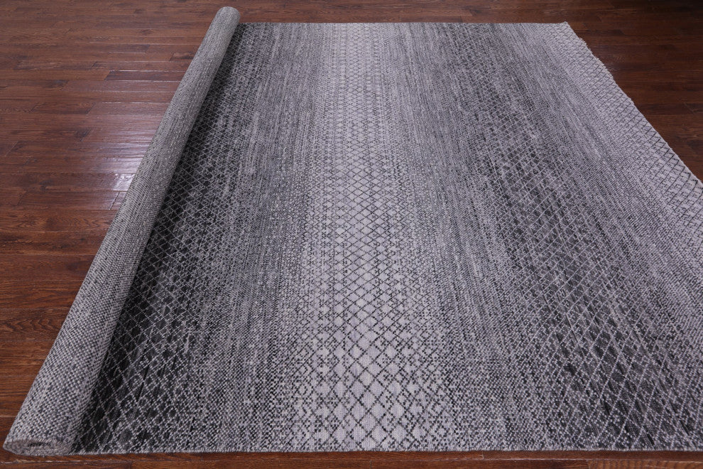 9' 11" X 14' 1" Savannah Grass Handmade Wool Rug - Q13193