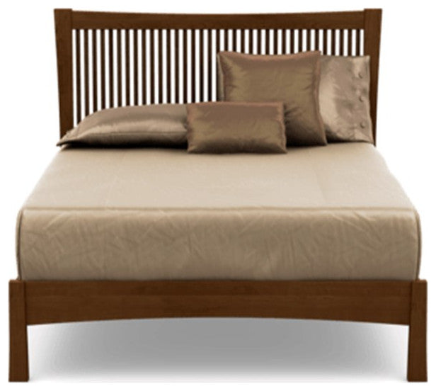 Copeland Berkeley Bed With Walnut Spindles, Saddle Cherry, California King