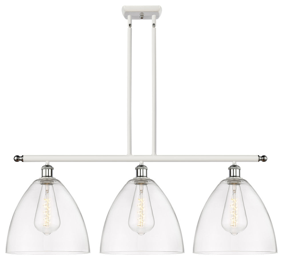 Innovations 516-3I-WPC-GBD-122 3 Light Island Light, White, Polished Chrome