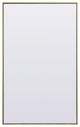 Metal Frame Rectangle Full Length Mirror 36X60 Inch, Brass